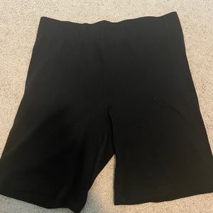 Forever 21 Cotton/Polyester Biker Shorts